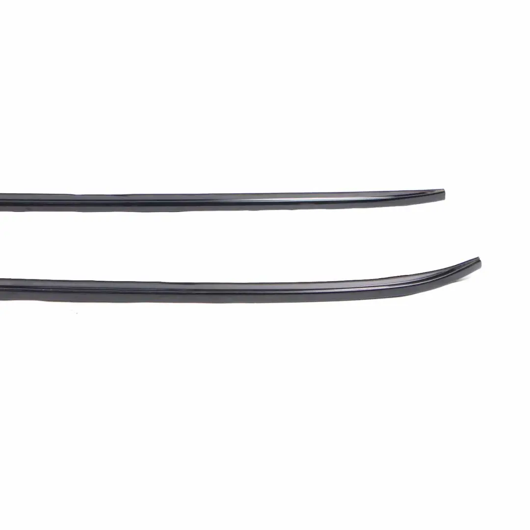 BMW X1 F48 Roof Railing Left Right N/O/S Rack Trim Strip Set High Gloss Black - SKU 7410465-2 - Part number 7410465