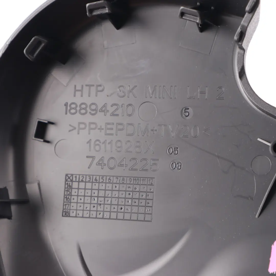 Mini F60 F56 F55 Osłona Panel Siedzenia Przód Lewy Czarny - SKU 7410563 - Numer Części 7410563