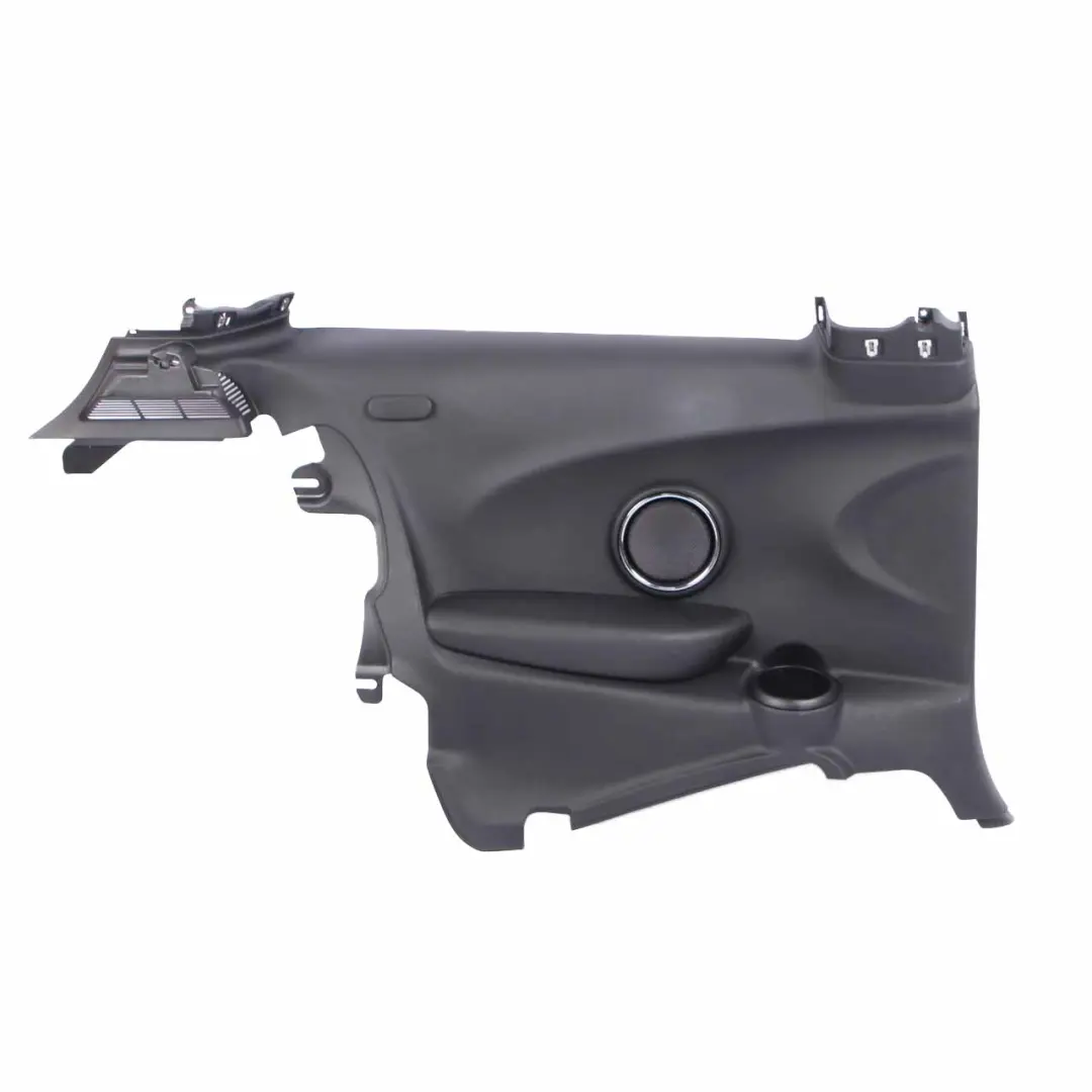 Lateral Trim Panel Rear Left N/S Side Trim Covering Hi-Fi Carbon Black to Mini F56 with Part number 7410573 Mini F56 Lateral Trim Panel Rear Left N/S Side Trim Covering Hi-Fi Carbon Black - SKU 7410573-1 - Part number 7410573