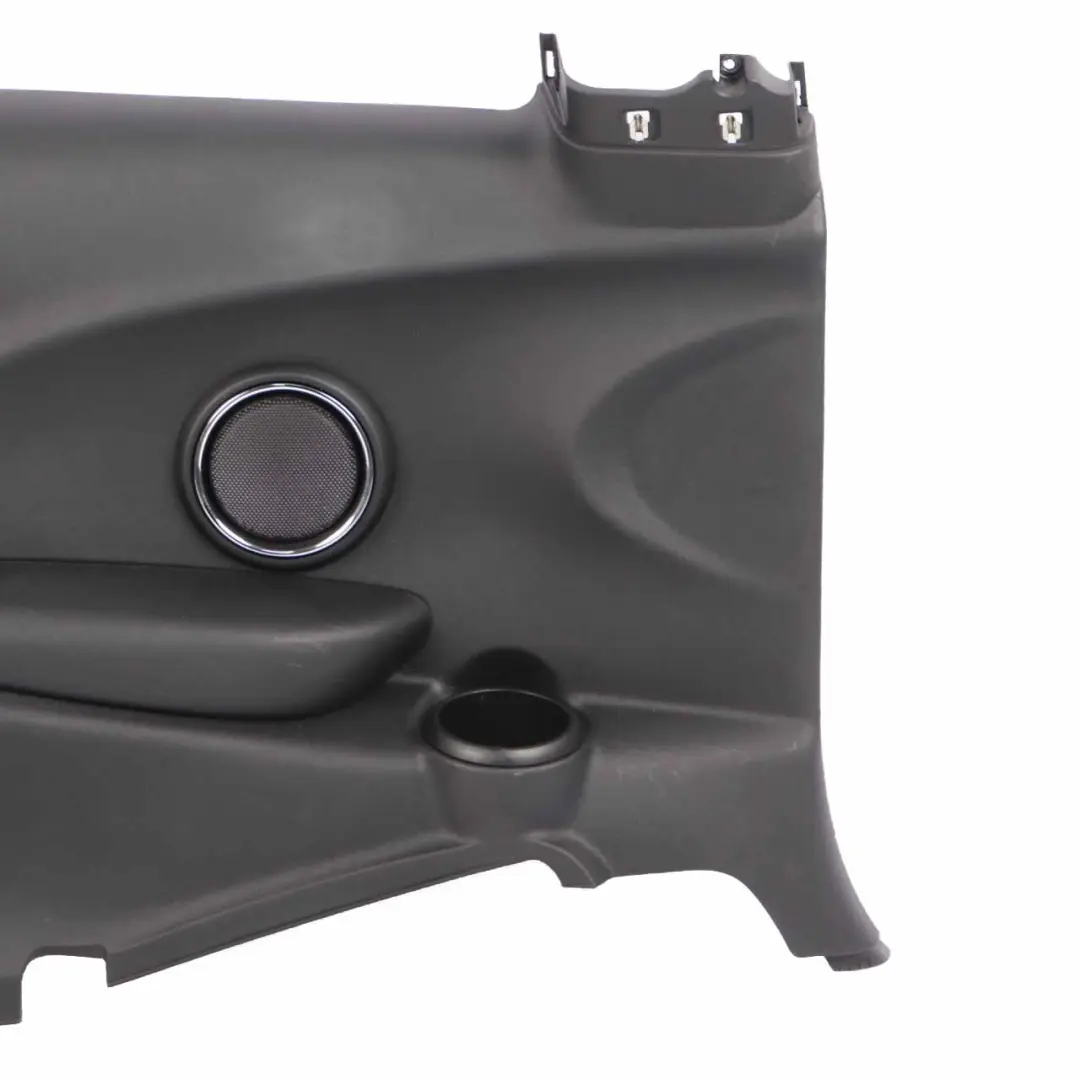 Lateral Trim Panel Rear Left N/S Side Trim Covering Hi-Fi Carbon Black to Mini F56 with Part number 7410573 Mini F56 Lateral Trim Panel Rear Left N/S Side Trim Covering Hi-Fi Carbon Black - SKU 7410573-1 - Part number 7410573