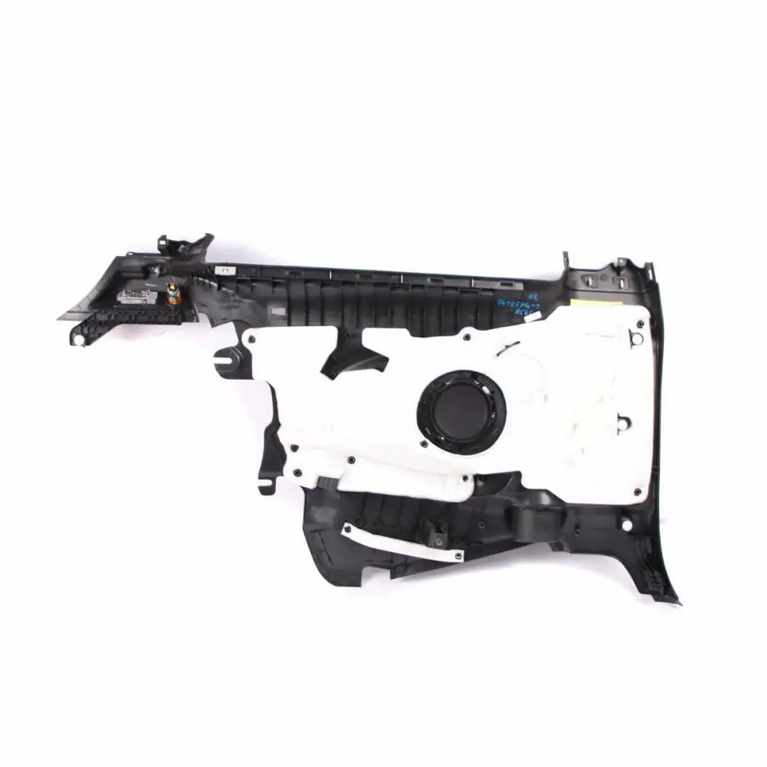 Mini F56 Lateral Trim Panel Rear Right O/S Side Trim Cover Hi-Fi Carbon Black - SKU 7410574-1 - Part number 7410574
