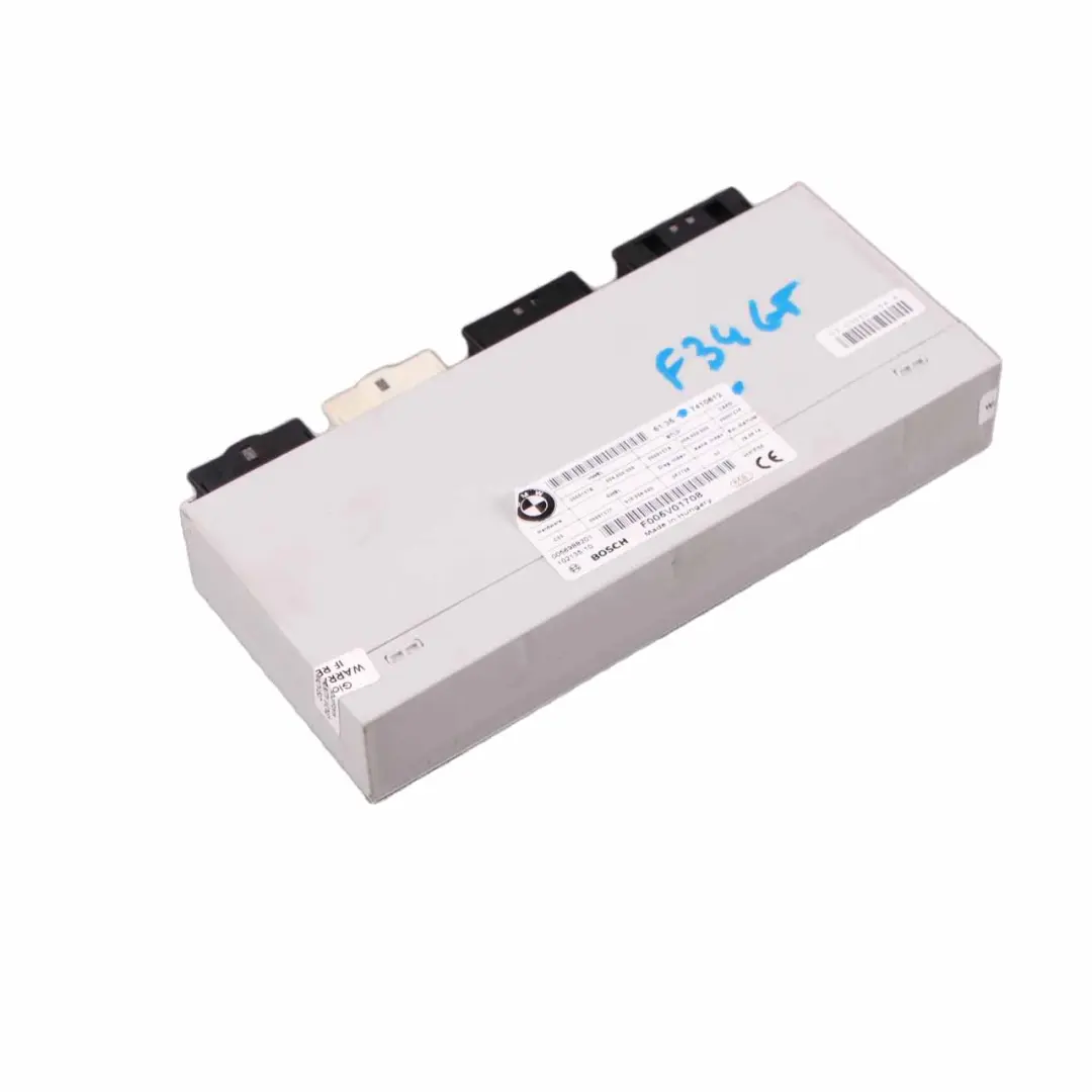 Módulo elevación portón trasero Unidad tapa maletero F005V01708 para BMW F34 GT con número de pieza 7410612 BMW F34 GT Módulo elevación portón trasero Unidad tapa maletero F005V01708 - SKU 7410612 - Número de pieza 7410612