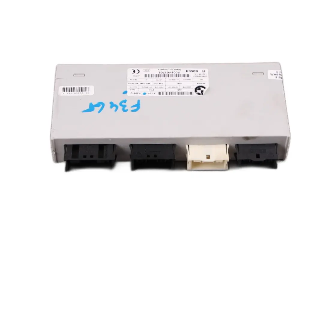 BMW F34 GT Tailgate Lift Module Rear Boot Trunk Lid Control Unit ECU F005V01708 - SKU 7410612 - Part number 7410612