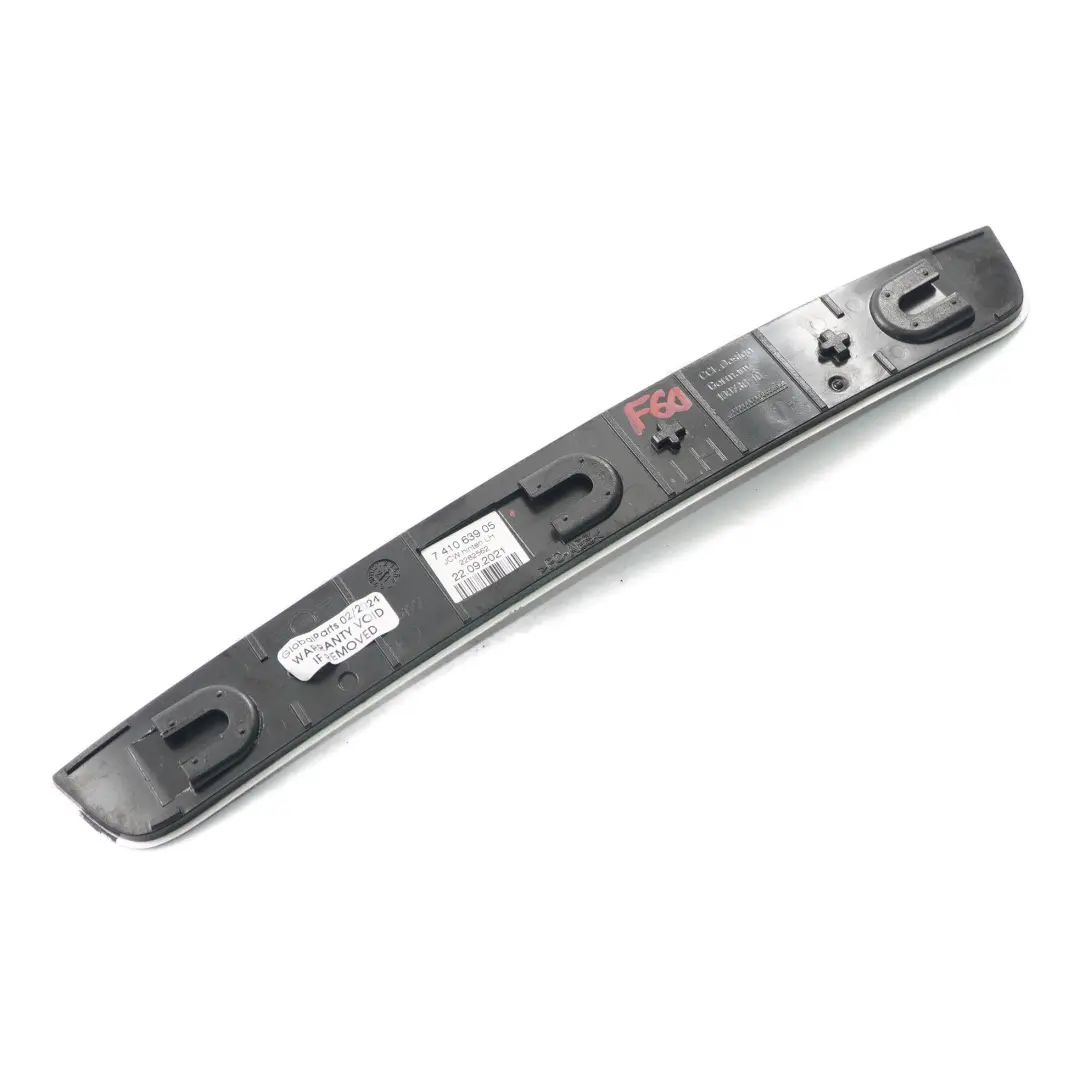 Entrance Cover Trim Rear Left N/S Step Panel Plate Sill to Mini F60 JCW with Part number 7410639 Mini F60 JCW Entrance Cover Trim Rear Left N/S Step Panel Plate Sill - SKU 7410639 - Part number 7410639