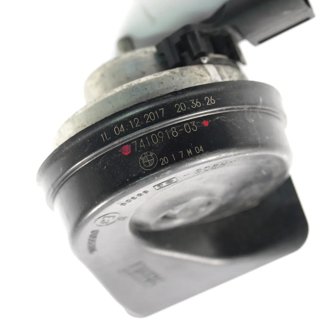 Horn BMW X1 F48 X2 F39 Fanfare Siren Horn High Pitch Tones Signal to with Part number 7410918 Horn BMW X1 F48 X2 F39 Fanfare Siren Horn High Pitch Tones Signal - SKU 7410918 - Part number 7410918