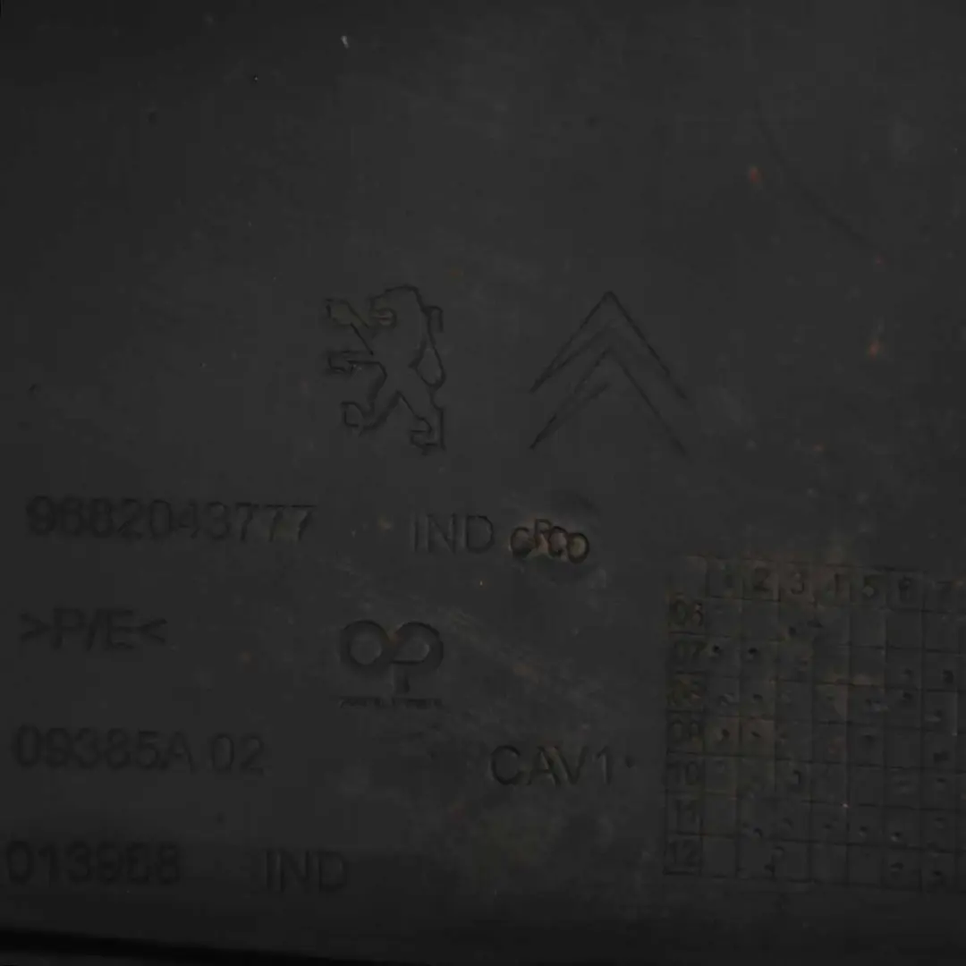 Citroen Berlingo Bumper Rear Trim Panel Covering Primed Textured Parktronic to with Part number 7410GF Citroen Berlingo Bumper Rear Trim Panel Covering Primed Textured Parktronic - SKU 7410GF - Part number 7410GF