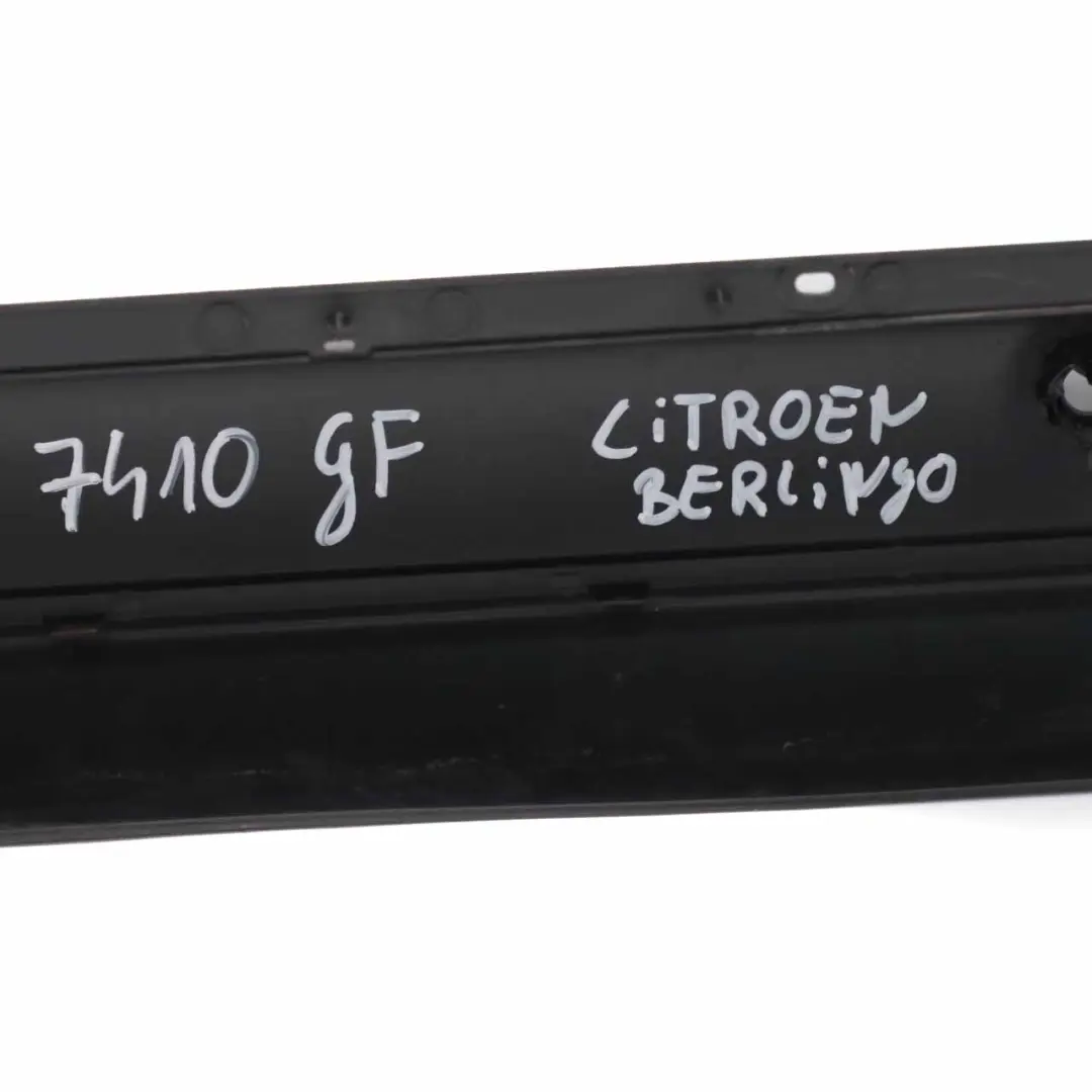 Citroen Berlingo Bumper Rear Trim Panel Covering Primed Textured Parktronic to with Part number 7410GF Citroen Berlingo Bumper Rear Trim Panel Covering Primed Textured Parktronic - SKU 7410GF - Part number 7410GF