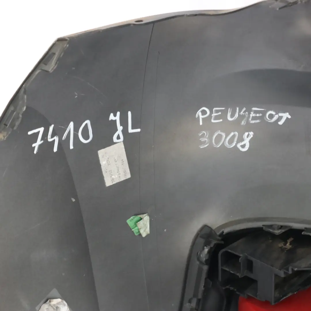 Peugeot 3008 Bumper Rear Trim Panel Cover Nero Black Pearl - KTV - SKU 7410JL-NBP - Part number 7410JL