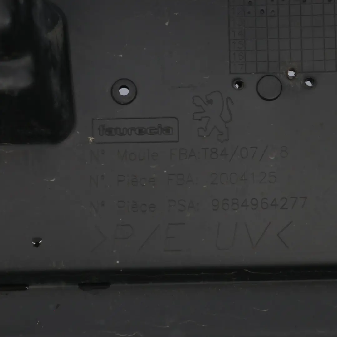 Bumper Rear Trim Panel Cover Nero Black Pearl - KTV to Peugeot 3008 with Part number 7410JL Peugeot 3008 Bumper Rear Trim Panel Cover Nero Black Pearl - KTV - SKU 7410JL-NBP - Part number 7410JL