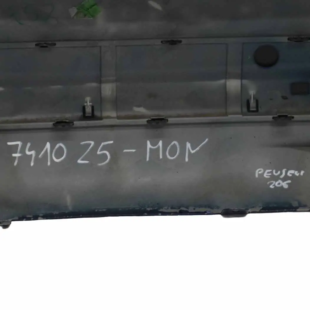 Bumper Rear Trim Panel Cover Hatchback Montebello Blue - KPL to Peugeot 207 with Part number 7410Z5 Peugeot 207 Bumper Rear Trim Panel Cover Hatchback Montebello Blue - KPL - SKU 7410Z5-MON - Part number 7410Z5