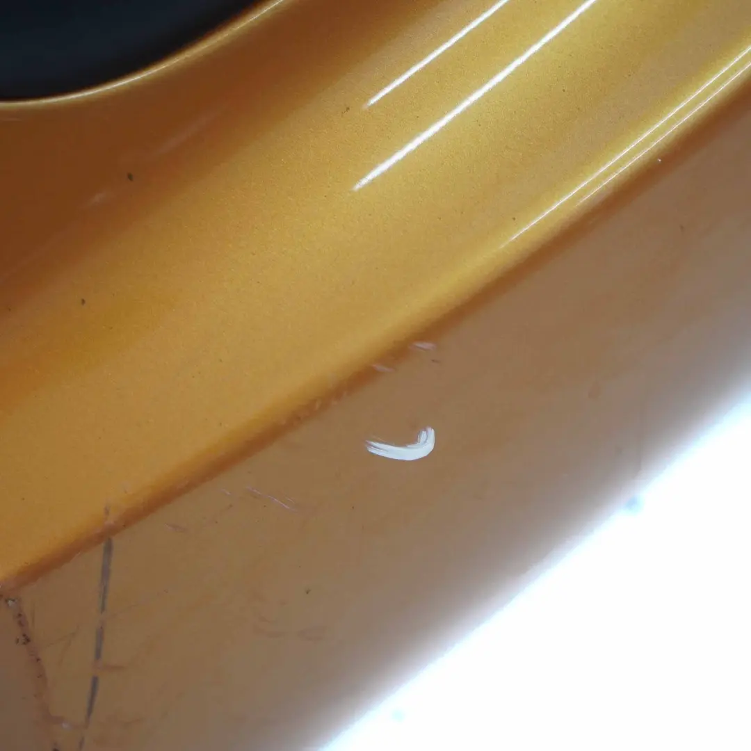 Bumper Rear Trim Panel Cover Hatchback Orange Salamanque - KHW to Peugeot 207 with Part number 7410Z6 Peugeot 207 Bumper Rear Trim Panel Cover Hatchback Orange Salamanque - KHW - SKU 7410Z6-OSA - Part number 7410Z6