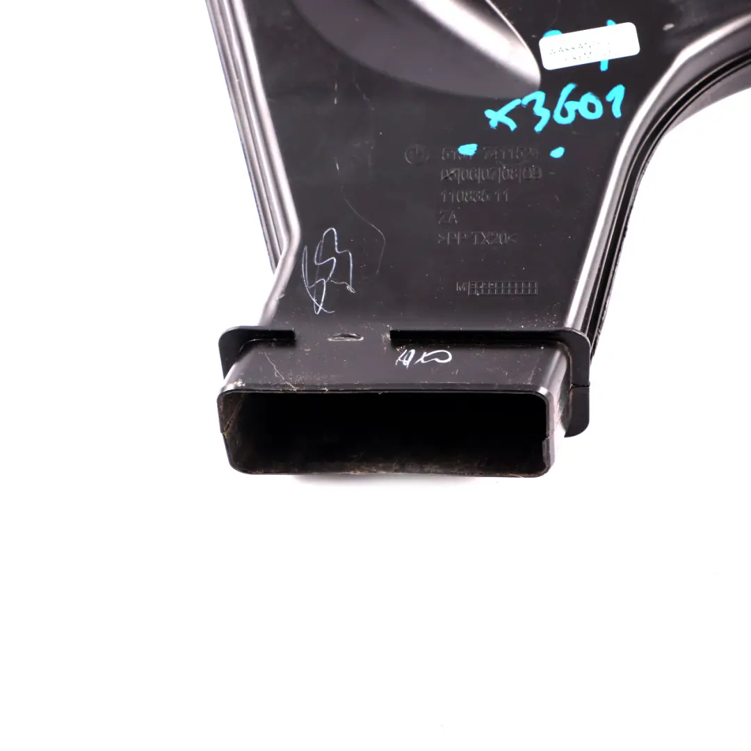 BMW X3 G01 X4 G02 Canal de drainage d'eau supérieur avant droit - SKU 7411524 - Numéro de pièce 7411524