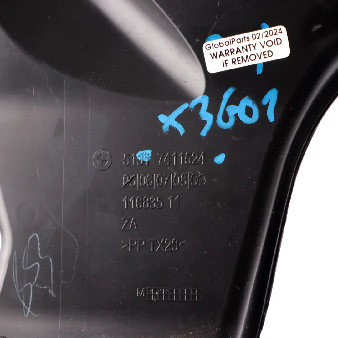 Canale di scarico acqua superiore anteriore destro per BMW X3 G01 X4 G02 con numero di parte 7411524 BMW X3 G01 X4 G02 Canale di scarico acqua superiore anteriore destro - SKU 7411524 - Numero di parte 7411524