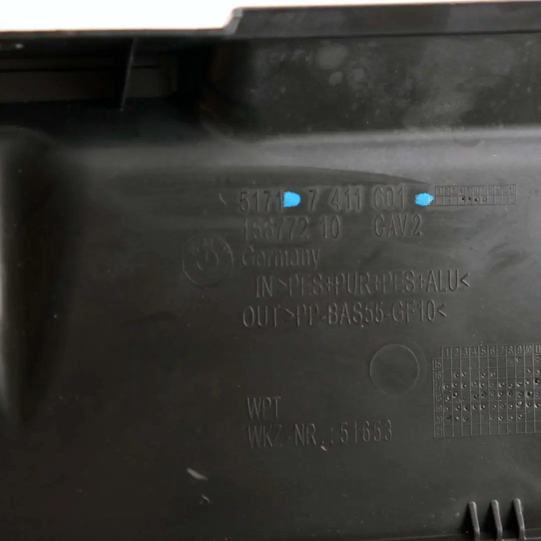 Windscreen Lower Trim Bulkhead Upper Section Front Cover to Mini F60 with Part number 7411601 Mini F60 Windscreen Lower Trim Bulkhead Upper Section Front Cover - SKU 7411601 - Part number 7411601