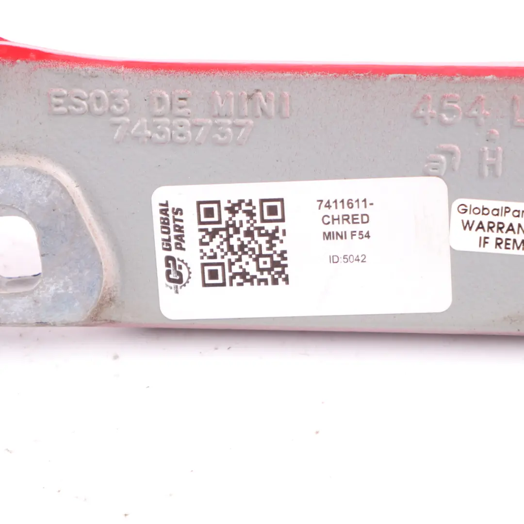  Trunk Hinge Mini Clubman F54 Rear Split Boot Doors Left Hinge Chili Red - 851 - SKU 7411611-CHRED - Part number 7411611