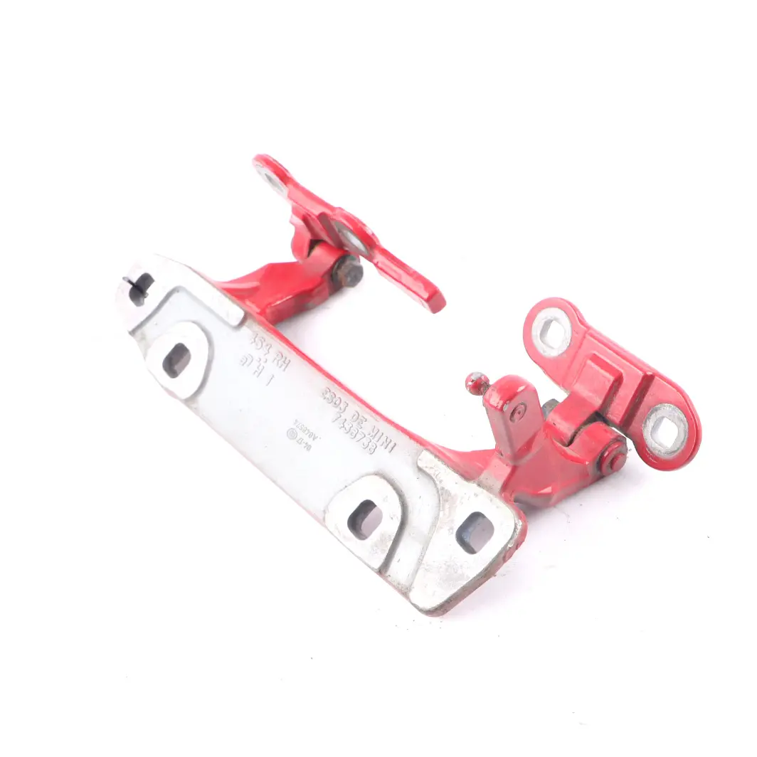 Trunk Hinge Split Boot Doors Rear Right Chili Red 851 7438738 to Mini F54 with Part number 7411612 Mini F54 Trunk Hinge Split Boot Doors Rear Right Chili Red 851 7438738 - SKU 7411612-CHRED - Part number 7411612