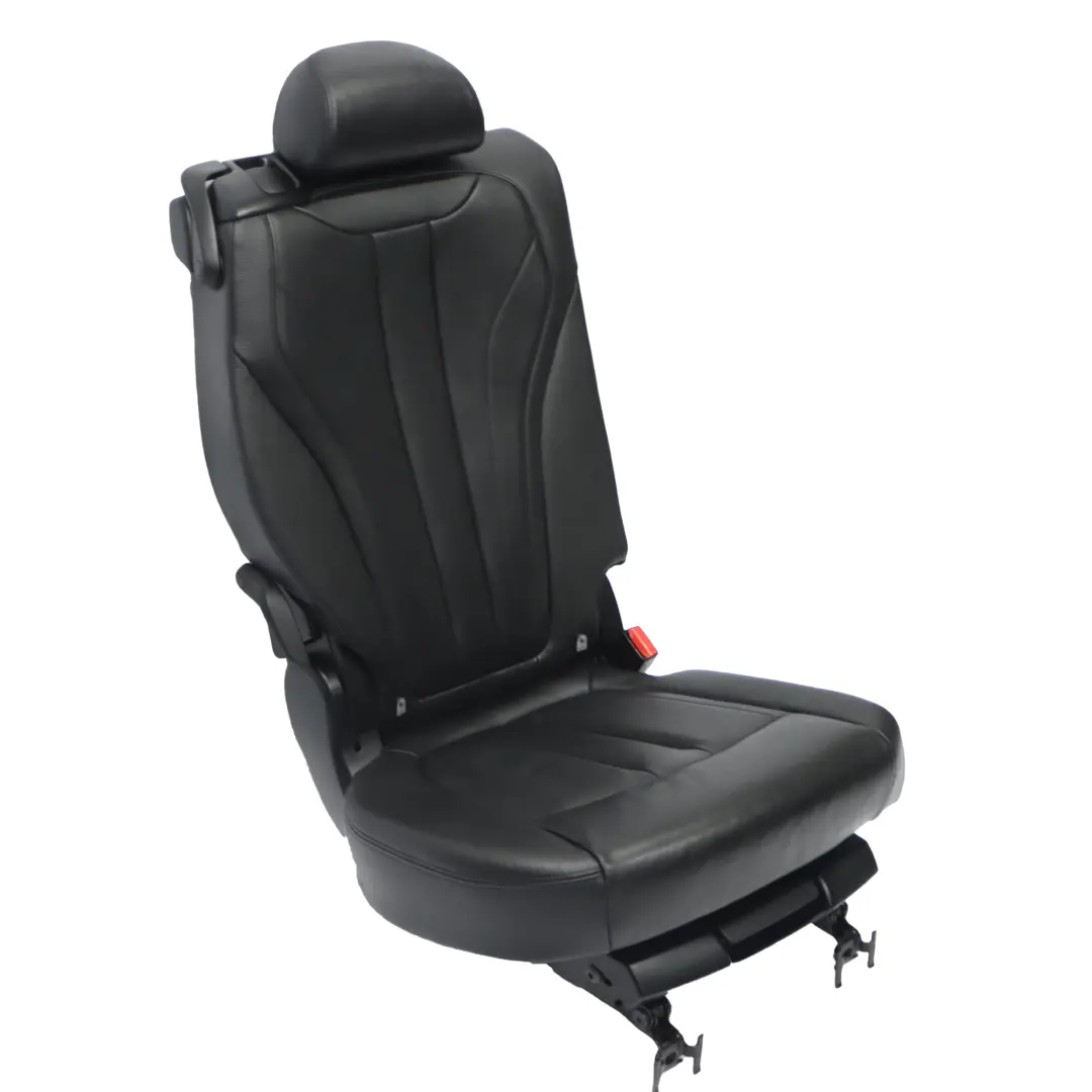 Asiento Trasero Derecho Interior Cuero Negro Dakota para BMW X5 F15 con número de pieza 7411636 BMW X5 F15 Asiento Trasero Derecho Interior Cuero Negro Dakota - SKU 7411636-1 - Número de pieza 7411636
