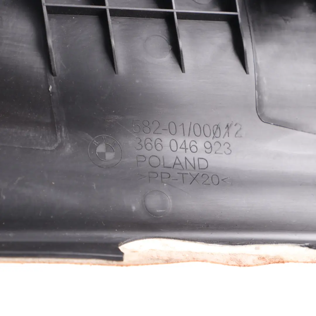 BMW G11 Lateral Panel Rear Seat Left N/S Finisher C Pillar Cover Leather Cognac - SKU 7411647 - Part number 7411647