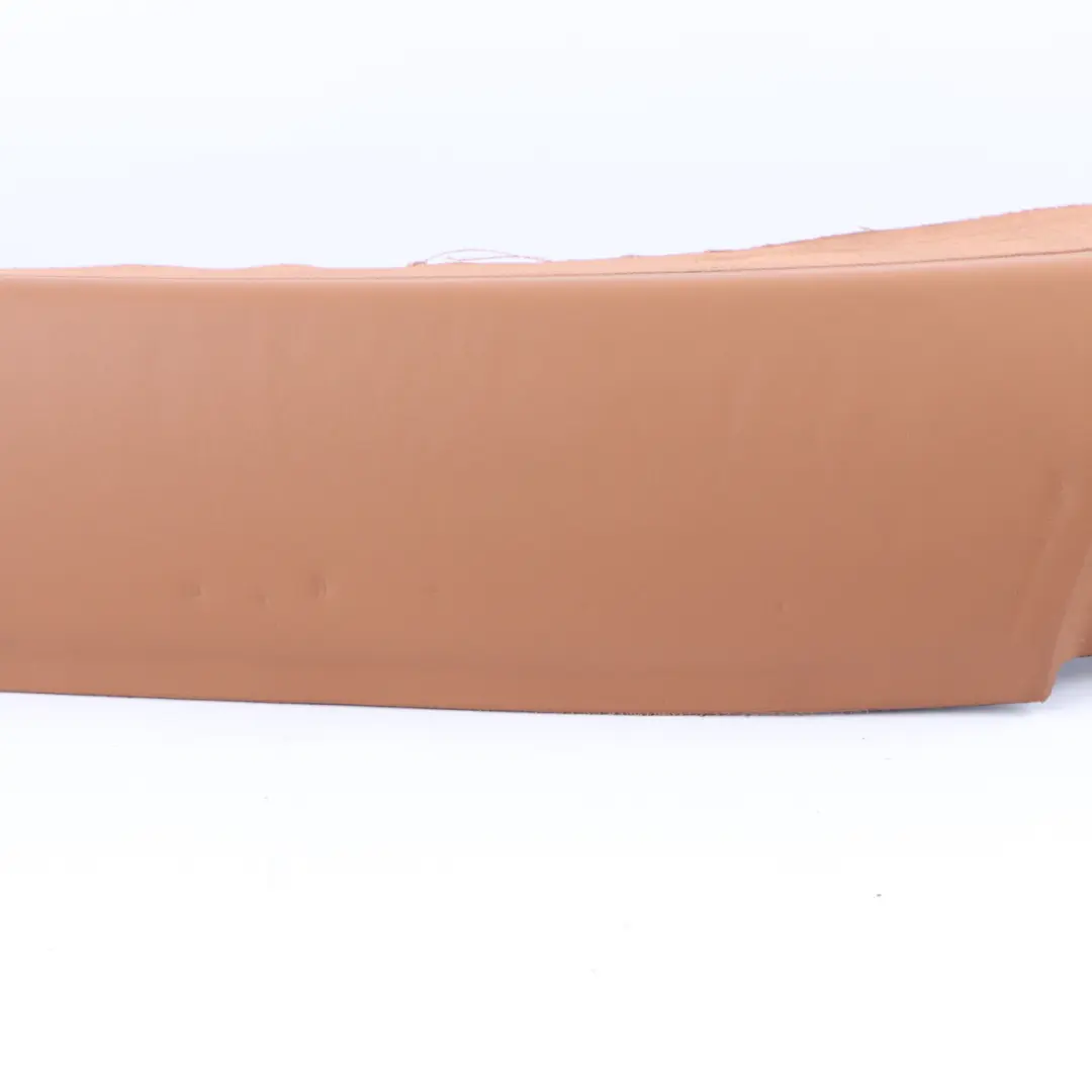 Lateral Panel Rear Seat Left N/S Finisher C Pillar Cover Leather Cognac to BMW G11 with Part number 7411647 BMW G11 Lateral Panel Rear Seat Left N/S Finisher C Pillar Cover Leather Cognac - SKU 7411647 - Part number 7411647