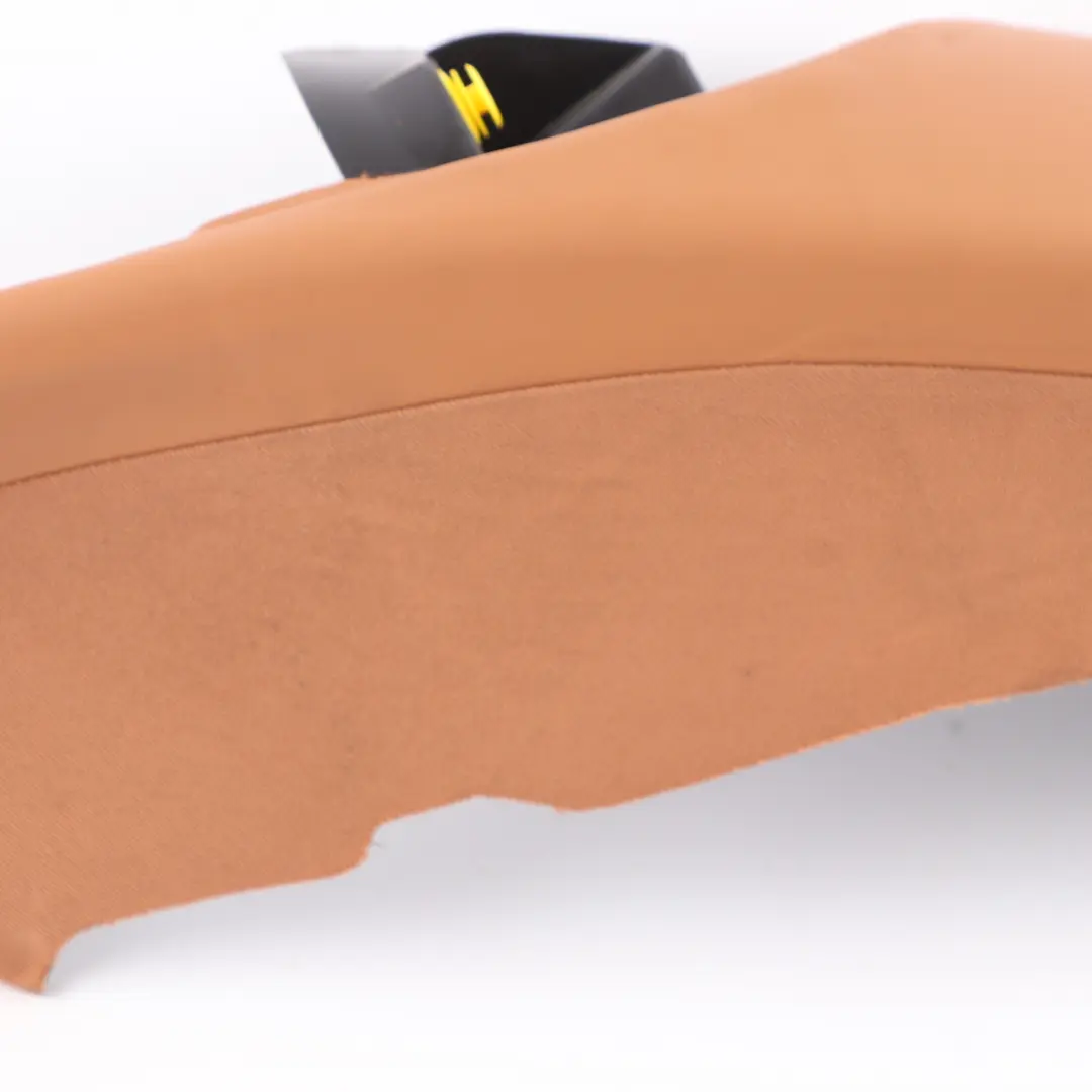 Lateral Panel Rear Seat Left N/S Finisher C Pillar Cover Leather Cognac to BMW G11 with Part number 7411647 BMW G11 Lateral Panel Rear Seat Left N/S Finisher C Pillar Cover Leather Cognac - SKU 7411647 - Part number 7411647