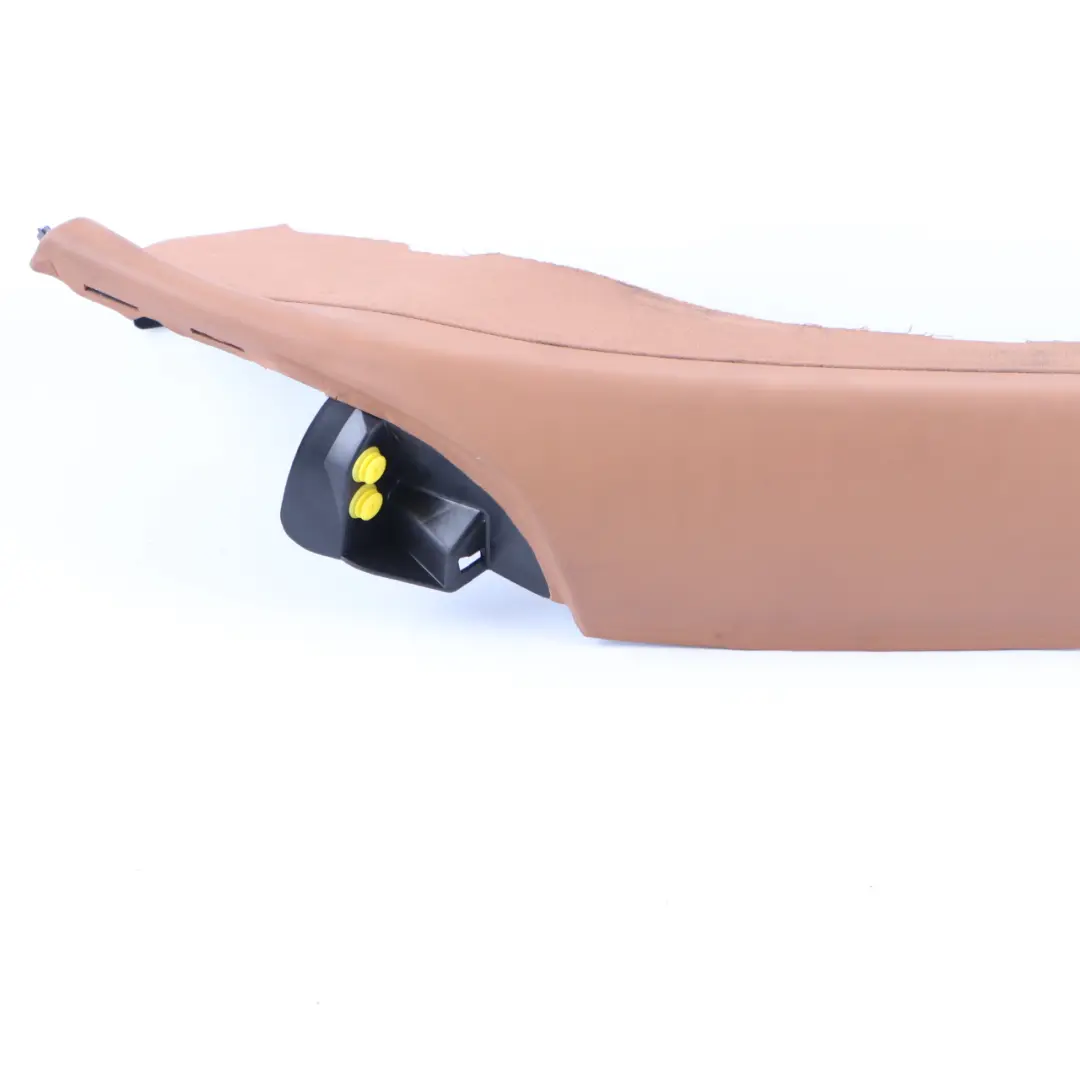 BMW G11 Lateral Panel Rear Seat Right O/S Finisher C Pillar Cover Leather Cognac - SKU 7411648 - Part number 7411648