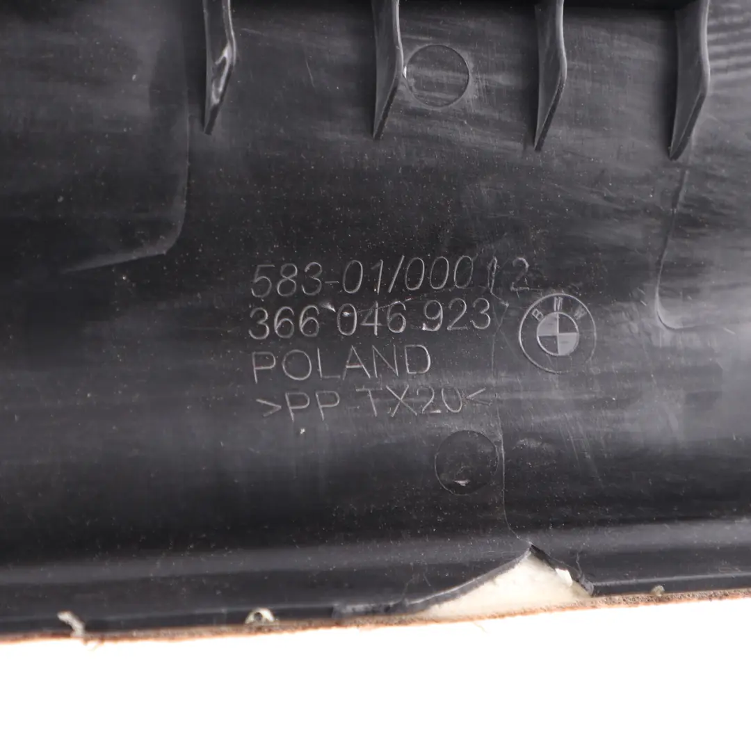 Lateral Panel Rear Seat Right O/S Finisher C Pillar Cover Leather Cognac to BMW G11 with Part number 7411648 BMW G11 Lateral Panel Rear Seat Right O/S Finisher C Pillar Cover Leather Cognac - SKU 7411648 - Part number 7411648