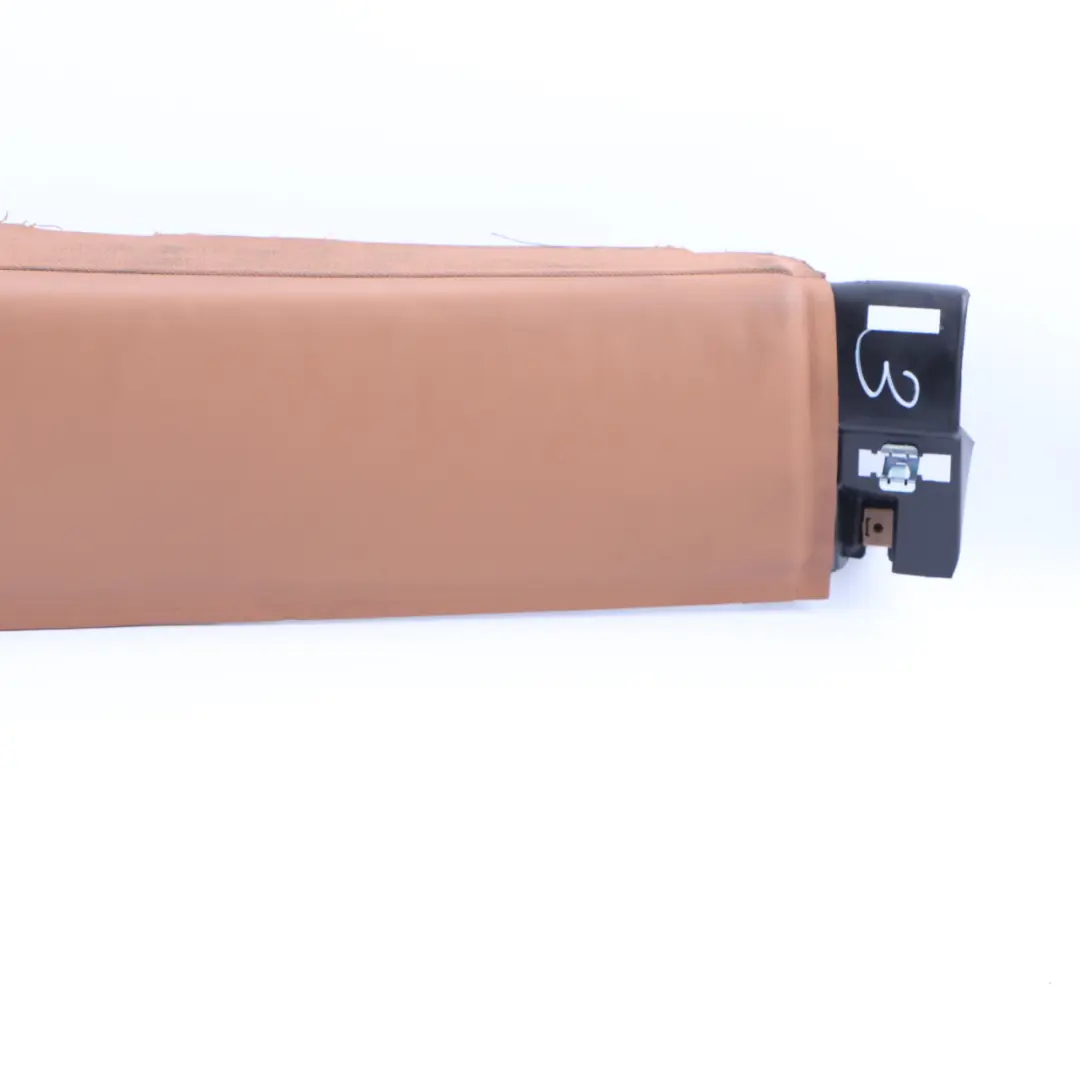 BMW G11 Lateral Panel Rear Seat Right O/S Finisher C Pillar Cover Leather Cognac - SKU 7411648 - Part number 7411648