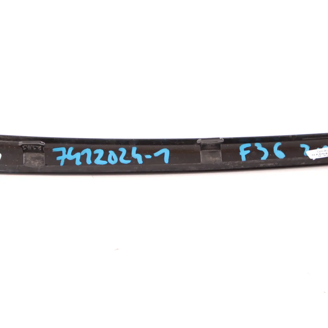 BMW F36 Gran Coupe Side Window Frame Strip Rear Right O/S High Gloss 7332546 - SKU 7412024-1 - Part number 7412024