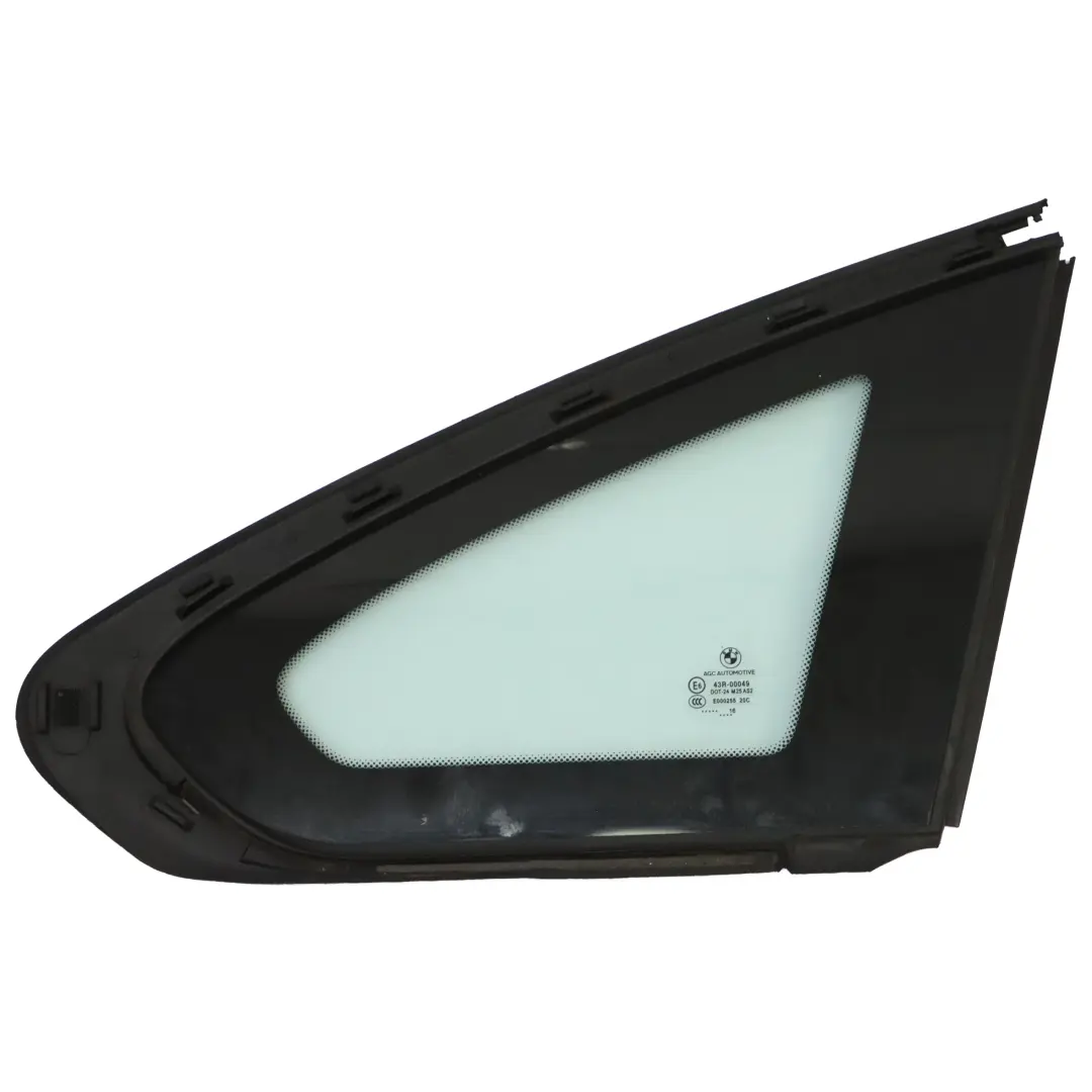 Ventana Vidrio Lado Trasero Derecho Cuarto AS2 para BMW F36 Gran Coupe con número de pieza 7412024 BMW F36 Gran Coupe Ventana Vidrio Lado Trasero Derecho Cuarto AS2 - SKU 7412024-2 - Número de pieza 7412024