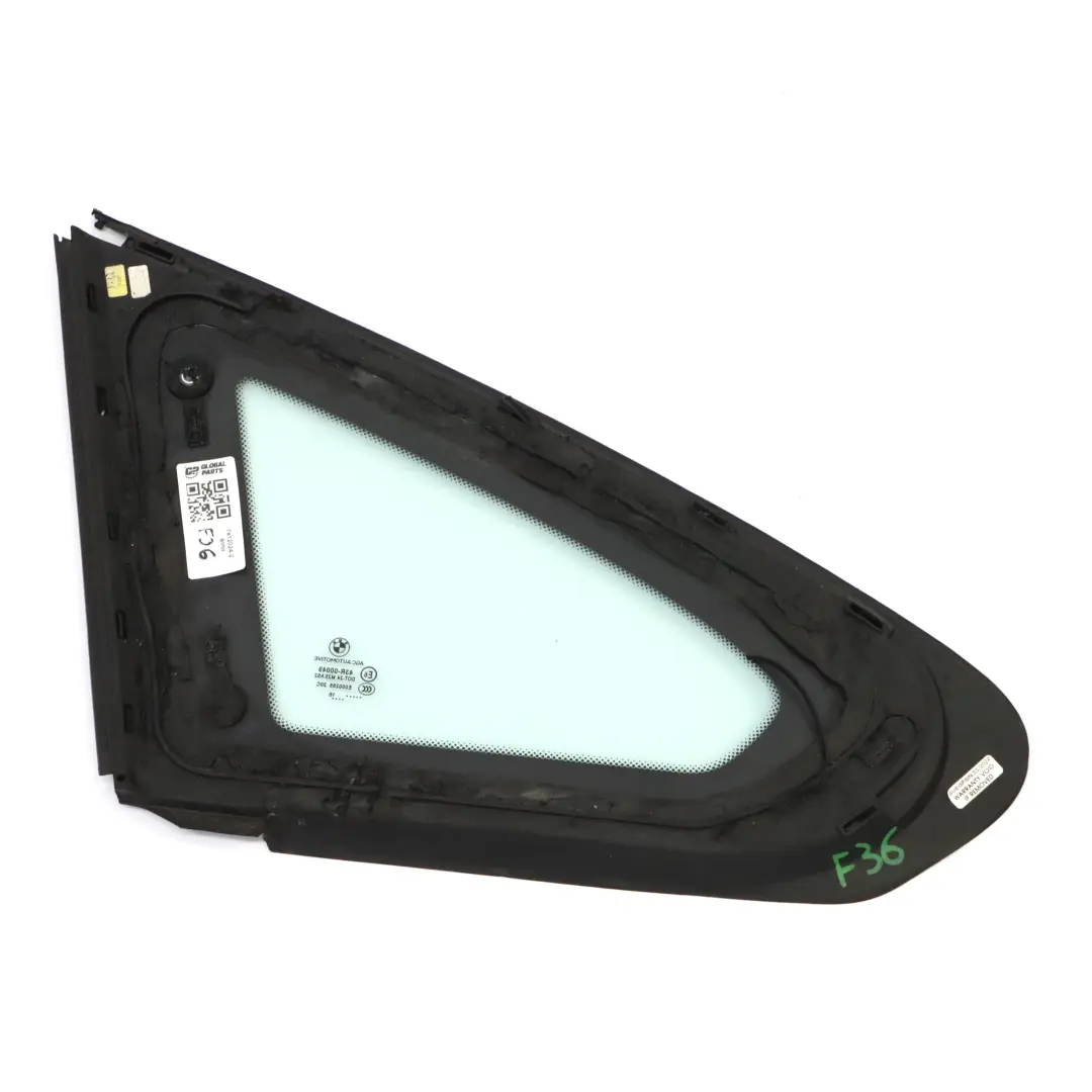Vitrage Latéral Arrière Droit Quarter Glazing AS2 pour BMW F36 Gran Coupe à propos du numéro de pièce 7412024 BMW F36 Gran Coupe Vitrage Latéral Arrière Droit Quarter Glazing AS2 - SKU 7412024-2 - Numéro de pièce 7412024