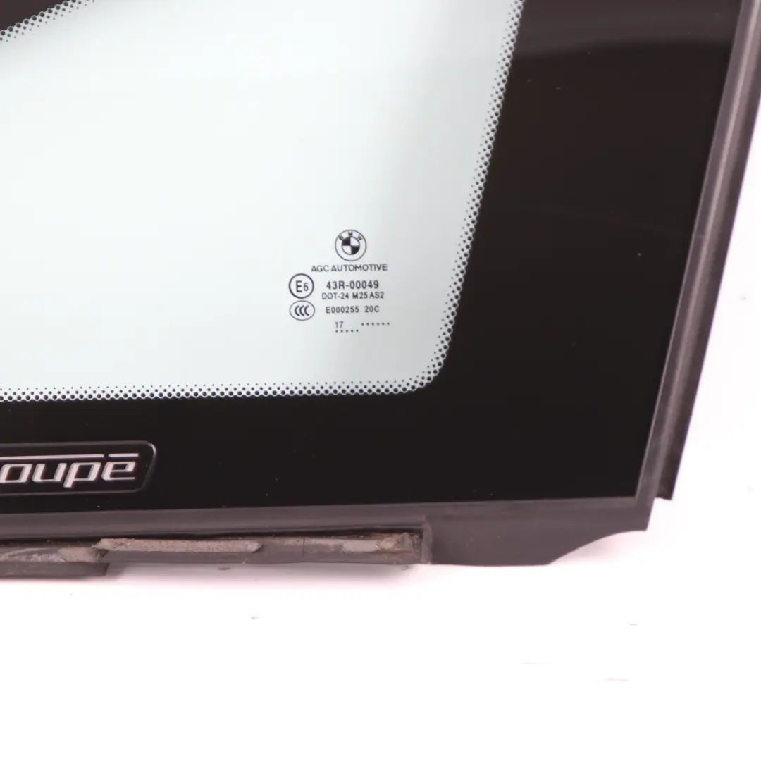 BMW F36 Gran Coupe Szyba Boczna Karoseryjna Trójkąt Tył Prawy AS2 - SKU 7412024 - Numer Części 7412024