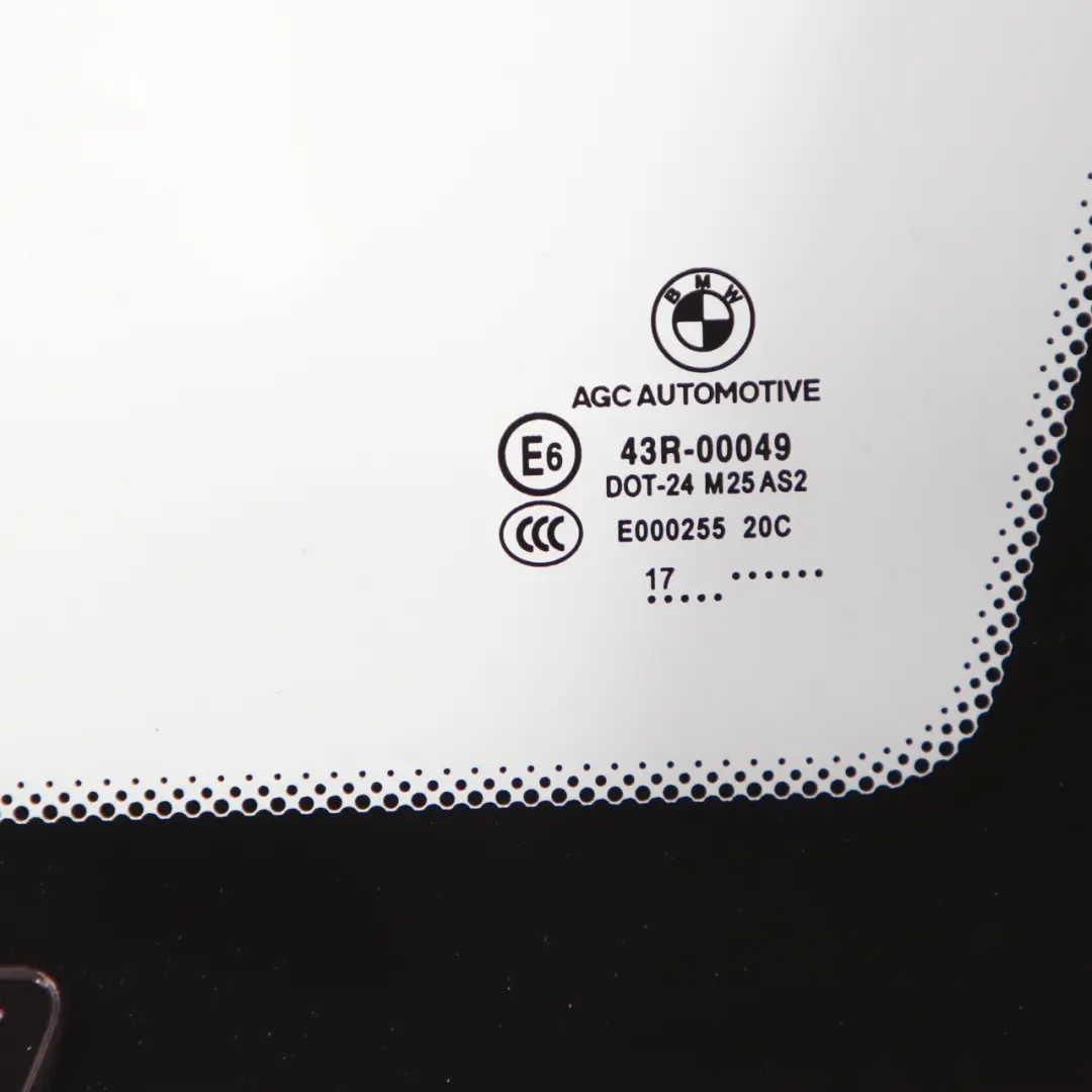 BMW F36 Gran Coupe Cristal Lado Trasero Derecho AS2 - SKU 7412024 - Número de pieza 7412024