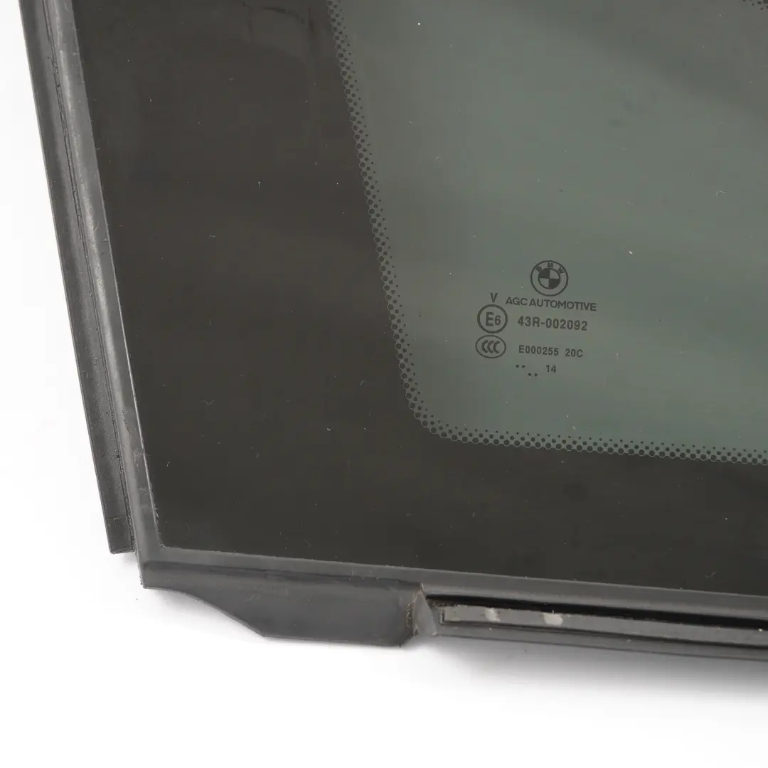 Window Glass BMW F36 Gran Coupé Side Fixed Rear Left N/S Tinted to with Part number 7412031 Window Glass BMW F36 Gran Coupé Side Fixed Rear Left N/S Tinted - SKU 7412031 - Part number 7412031