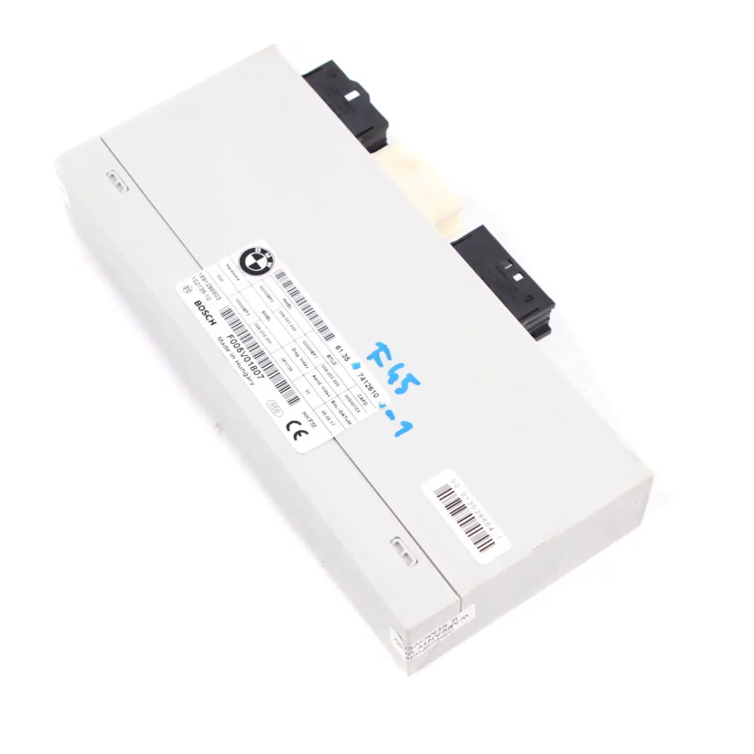 Módulo Unidad Control Tapa Maletero Trasero Elevador 7384722 para BMW F15 F16 F31 con número de pieza 7412610 BMW F15 F16 F31 Módulo Unidad Control Tapa Maletero Trasero Elevador 7384722 - SKU 7412610 - Número de pieza 7412610