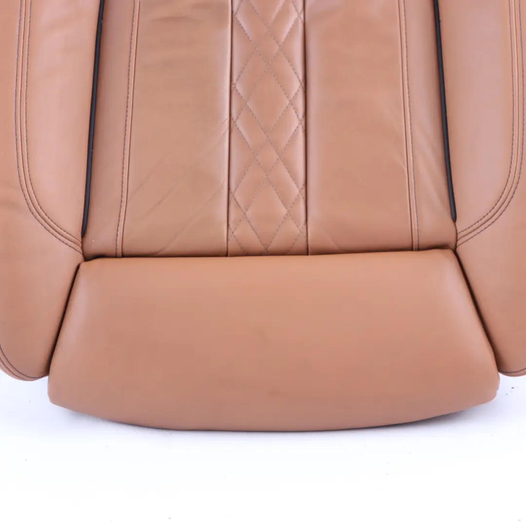 Front Left Right Comfort Seat N/O/S Leather Nappa Cognac to Seat Cover BMW G11 with Part number 7412679 Seat Cover BMW G11 Front Left Right Comfort Seat N/O/S Leather Nappa Cognac - SKU 7412679 - Part number 7412679