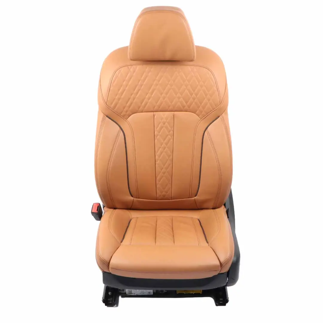 Front Seat BMW G11 Left N/S Sport Comfort Heated Leather Expanded/Cognac Memory to with Part number 7412735 Front Seat BMW G11 Left N/S Sport Comfort Heated Leather Expanded/Cognac Memory - SKU 7412735-1 - Part number 7412735