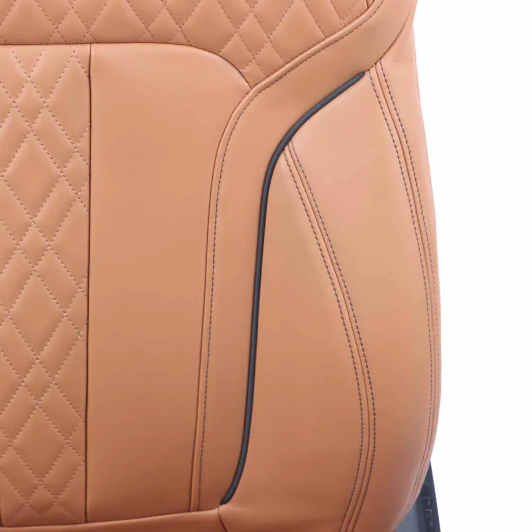 Front Seat BMW G11 Left N/S Sport Comfort Heated Leather Expanded/Cognac Memory to with Part number 7412735 Front Seat BMW G11 Left N/S Sport Comfort Heated Leather Expanded/Cognac Memory - SKU 7412735-1 - Part number 7412735