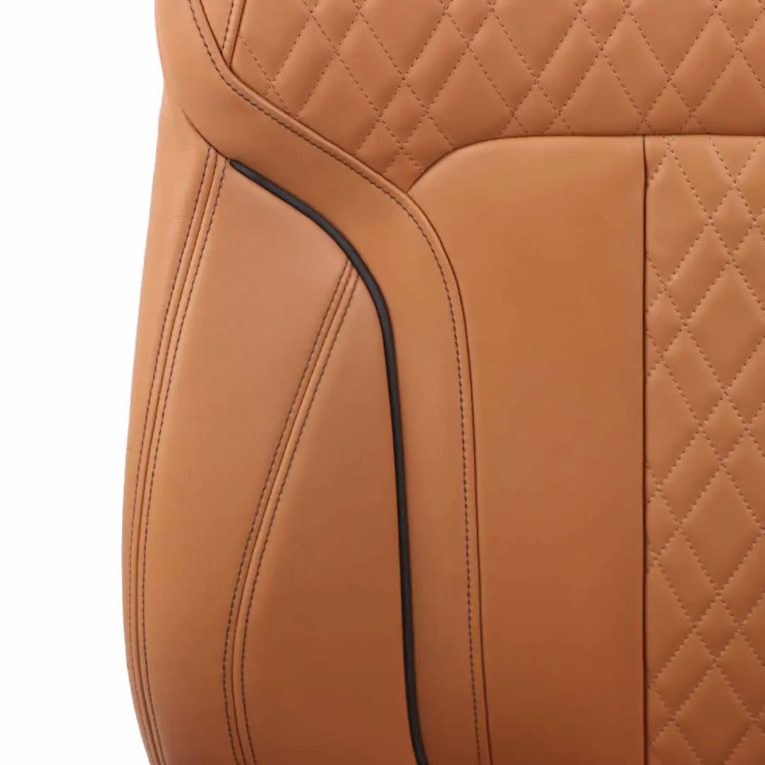 Front Seat BMW G11 Left N/S Sport Comfort Heated Leather Expanded/Cognac Memory to with Part number 7412735 Front Seat BMW G11 Left N/S Sport Comfort Heated Leather Expanded/Cognac Memory - SKU 7412735-1 - Part number 7412735