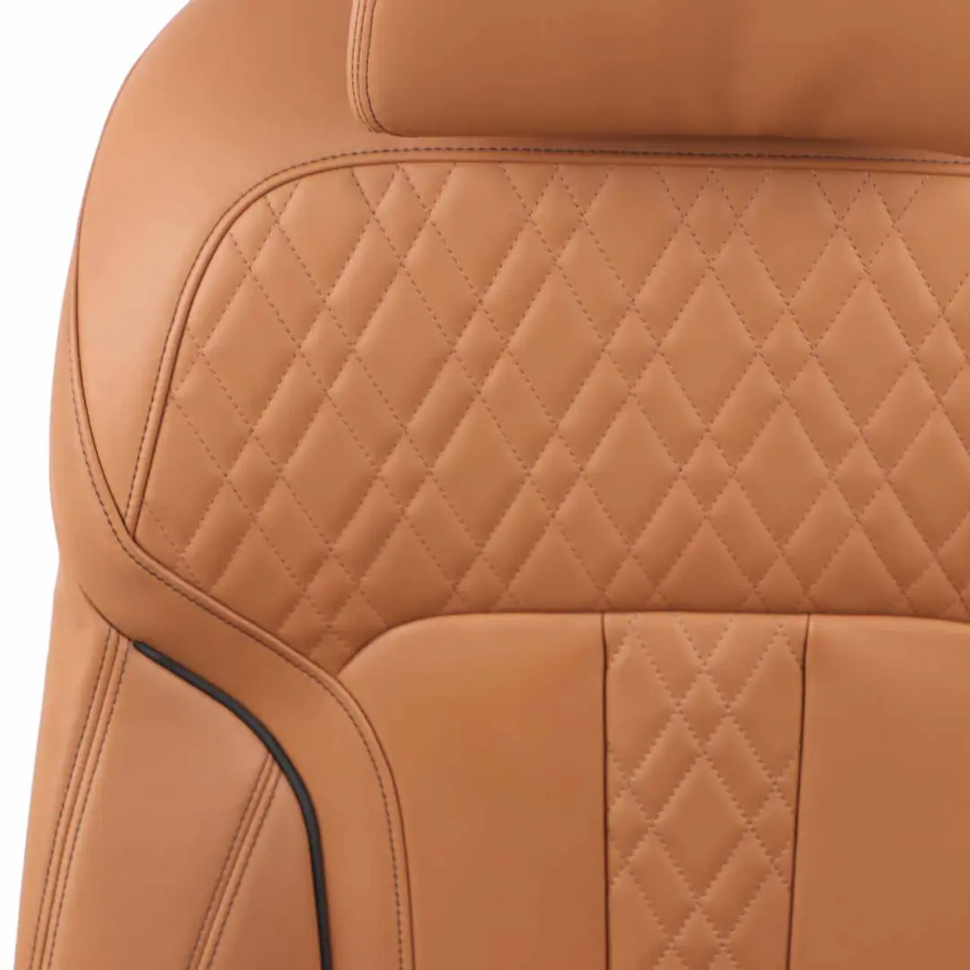 Front Seat BMW G11 Left N/S Sport Comfort Heated Leather Expanded/Cognac Memory to with Part number 7412735 Front Seat BMW G11 Left N/S Sport Comfort Heated Leather Expanded/Cognac Memory - SKU 7412735-1 - Part number 7412735