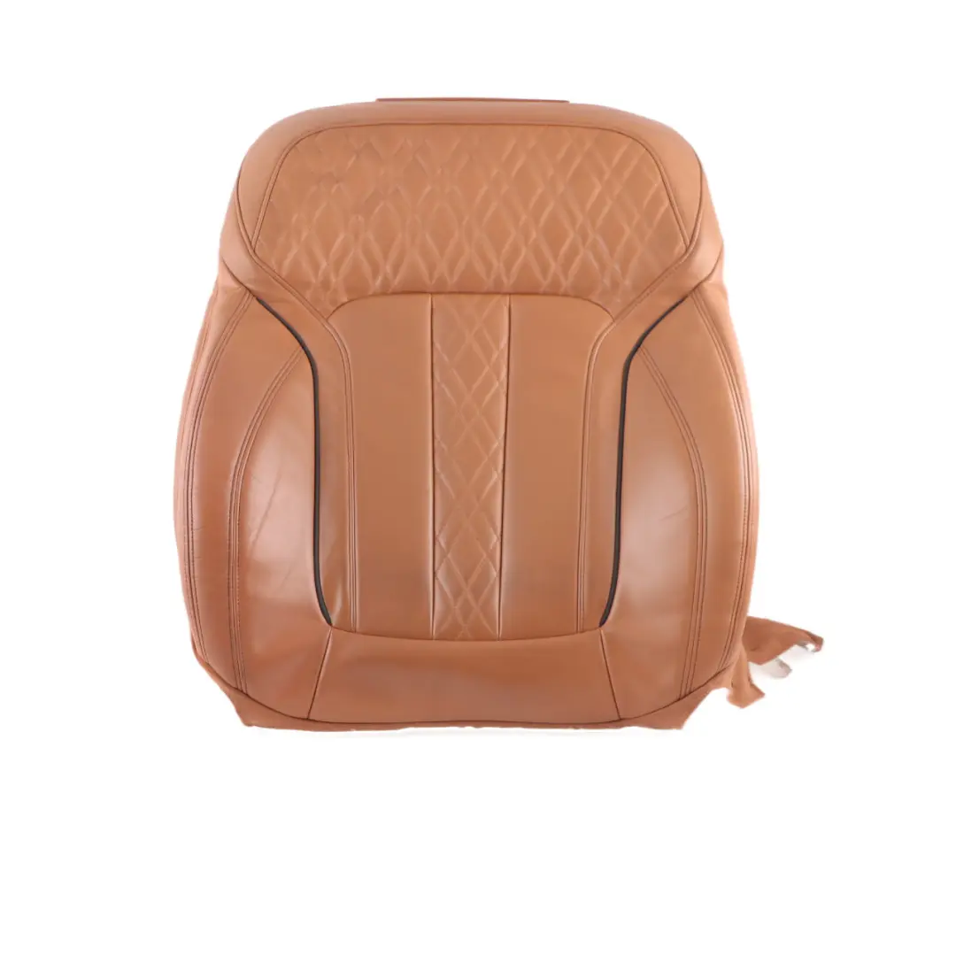 Seat Backrest BMW G11 Front Right O/S Comfort Seat Heated Cover Leather Cognac - SKU 7412736 - Part number 7412736