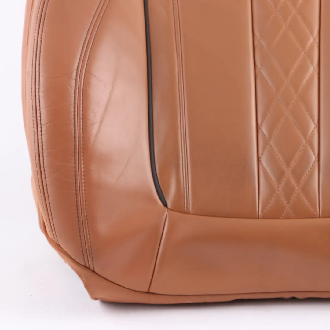 Seat Backrest BMW G11 Front Right O/S Comfort Seat Heated Cover Leather Cognac - SKU 7412736 - Part number 7412736