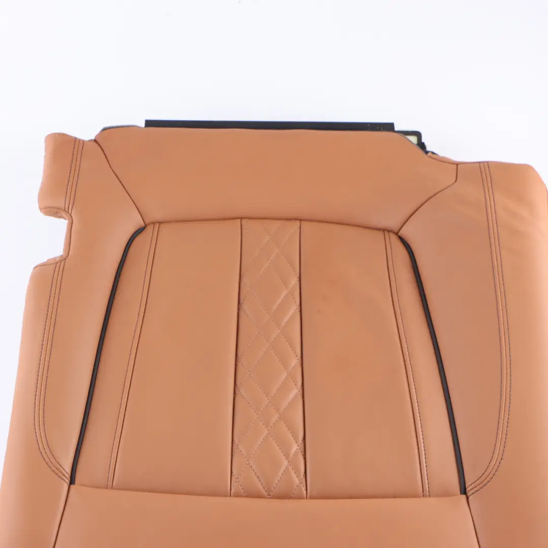Couch Rear Left N/S Comfort Heated Seat Bench Cover Leather Cognac to BMW G11 Seat with Part number 7413257 BMW G11 Seat Couch Rear Left N/S Comfort Heated Seat Bench Cover Leather Cognac - SKU 7413257 - Part number 7413257