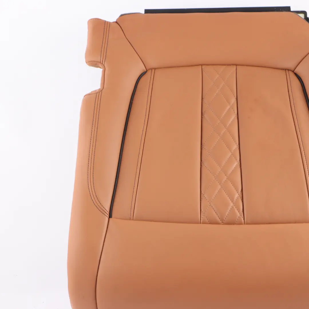 Couch Rear Left N/S Comfort Heated Seat Bench Cover Leather Cognac to BMW G11 Seat with Part number 7413257 BMW G11 Seat Couch Rear Left N/S Comfort Heated Seat Bench Cover Leather Cognac - SKU 7413257 - Part number 7413257