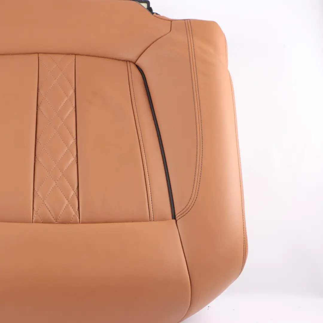 BMW G11 Seat Couch Rear Left N/S Comfort Heated Seat Bench Cover Leather Cognac - SKU 7413257 - Part number 7413257