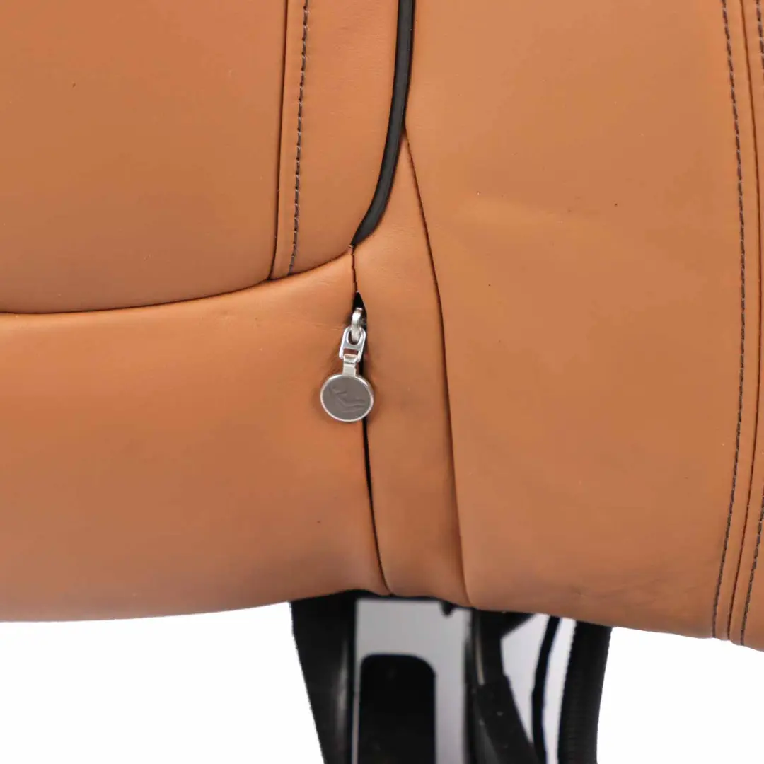 Left Heated Seat N/S Backrest Comfort Leather Expanded Cognac to BMW G11 G12 Rear with Part number 7309819 BMW G11 G12 Rear Left Heated Seat N/S Backrest Comfort Leather Expanded Cognac - SKU 7413419 - Part number 7309819