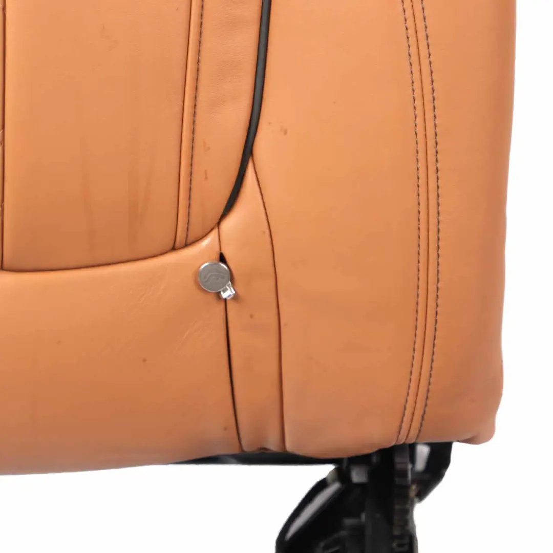 BMW G11 G12 Rear Right Heated Seat O/S Backrest Comfort Leather Expanded Cognac - SKU 7413420 - Part number 7413420