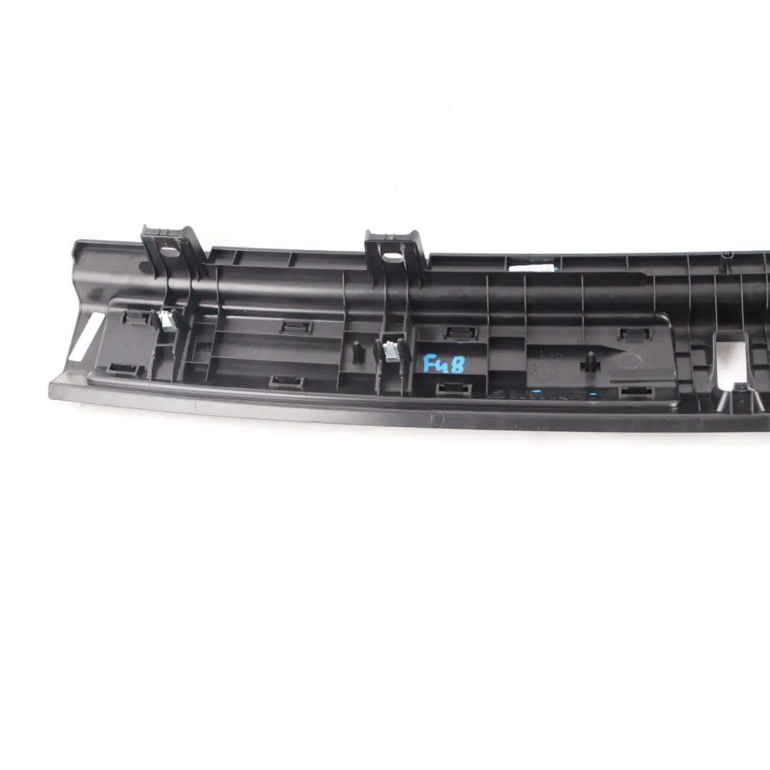 BMW X1 F48 Loading Edge Protection Trunk Sill Trim Panel Cover Black - SKU 7413689 - Part number 7413689