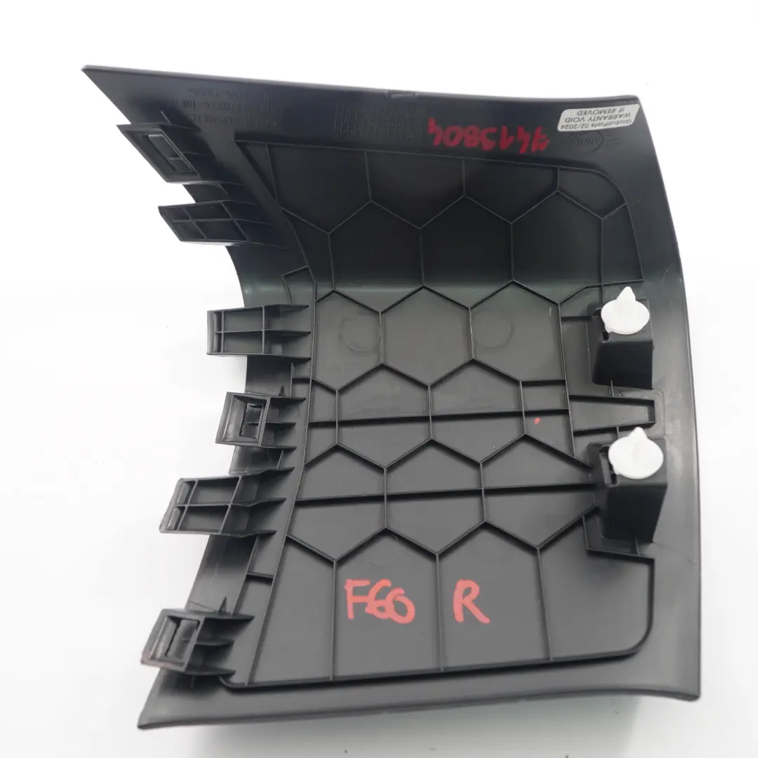 Mini Countryman F60 Abdeckung Trim D Säule rechts Panel schwarz 7378224 - SKU 7413804 - Teilenummer 7413804