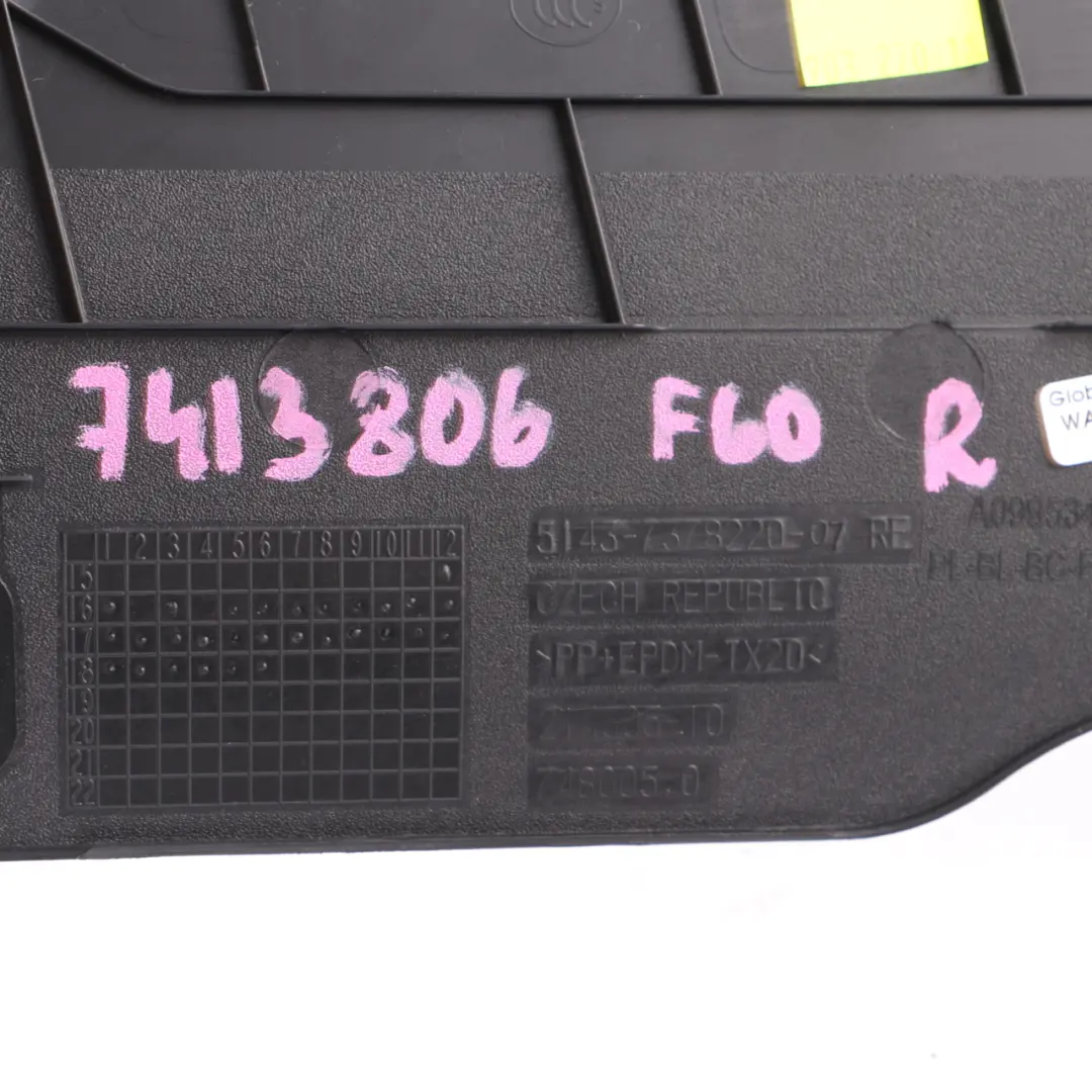 Mini F60 Countryman Abdeckung B-Säule Säule Trim Unten Rechts Schwarz - SKU 7413806 - Teilenummer 7413806