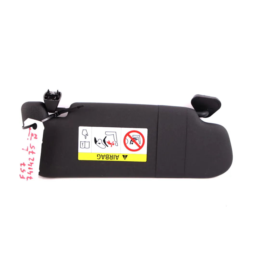 Mini Cooper F57 Cabrio Specchio Visiera Sinistra Nero Con Etichetta - SKU 7414275 - Numero di parte 7414275